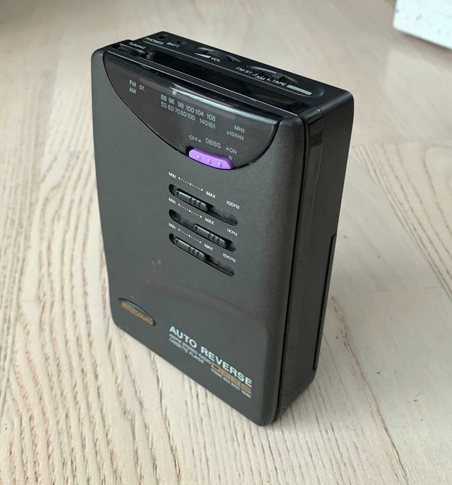 Walkman Intersound WR-44AE, Auto Reverse, Radio AM/FM, cu cutie