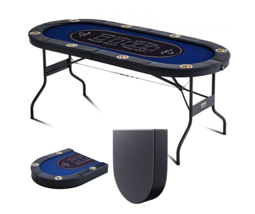 Masa de poker Vevor pentru 8 jucători + 8 scaune afaceri - Negociabil