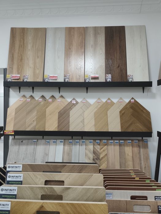 Кварцвинил , ламинат под елочку, SPC