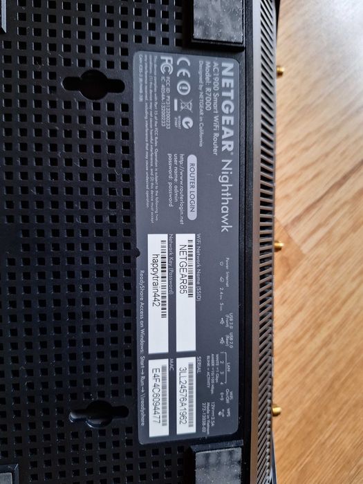 Безжичен рутер NetGear Nighthawk R7000, Dual-Band, AC 1900Mpbs