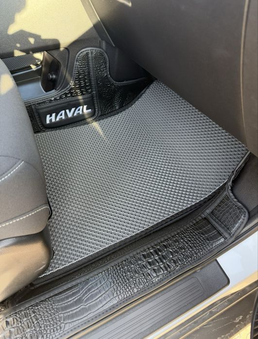 5D ЭКО коврики для Haval M6 (ЭКОкожа + EVA)