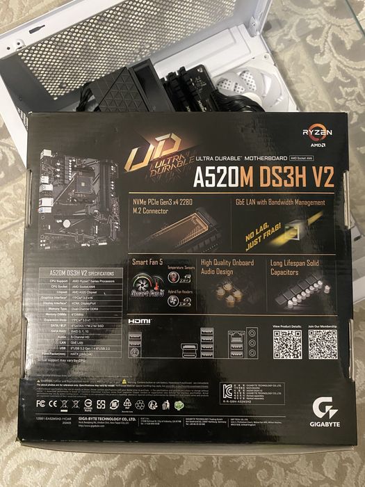 Материнская плата Ам4 a520m