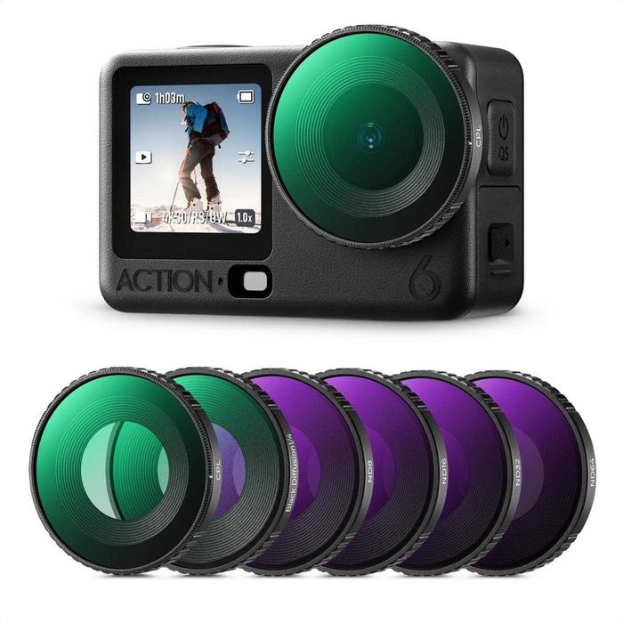 UV CPL ND Филтри K&F Concept за DJI Osmo Action 6