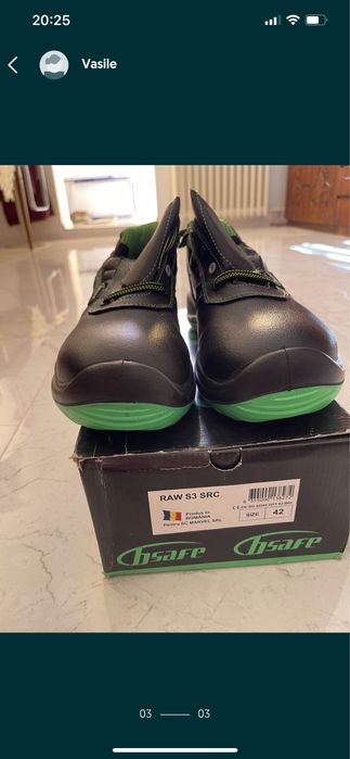 Bocanci/pantofi cu bombeu de protectie NOI 40 42,43,