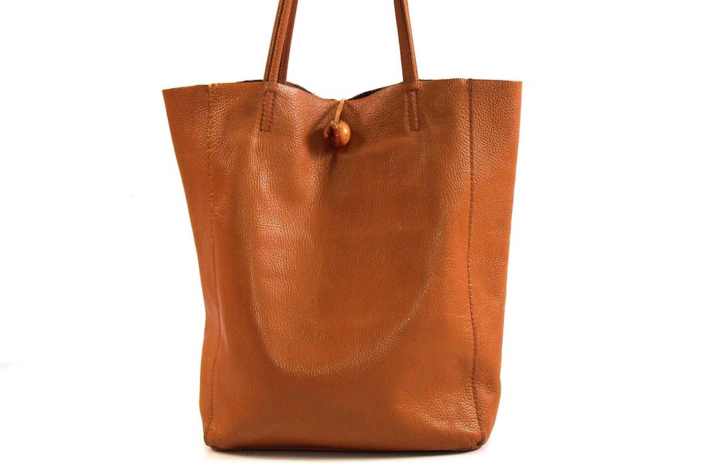 Geanta piele naturala, Made in Italy, moderna, generoasa, NOUA