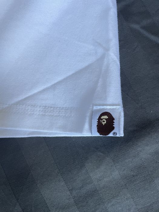 Bape X Chrome hearts tee white