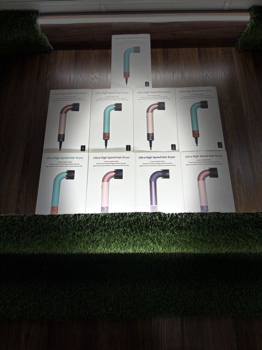 фен Dyson Supersonic R в расцветке Vinca Blue/Topaz/