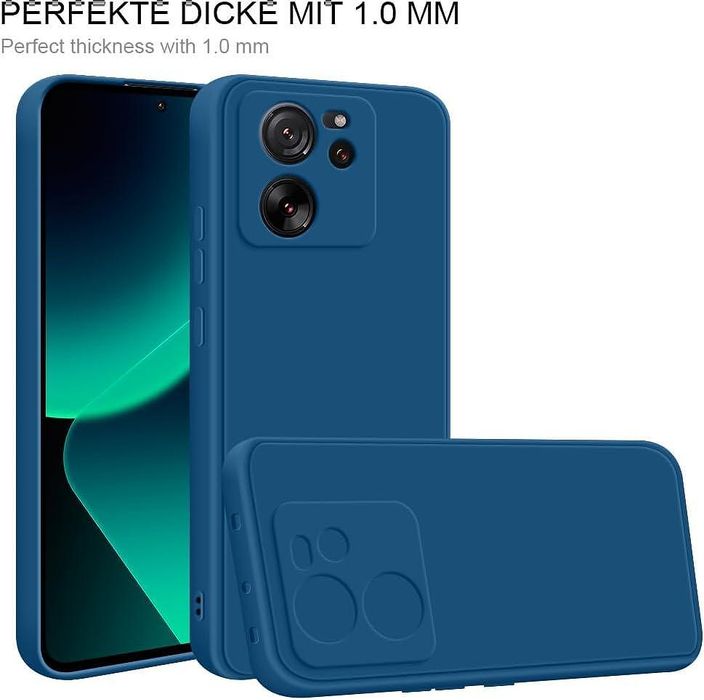 Матов Силиконов Кейс за Xiaomi 13 | 13T Pro със защита на камерата