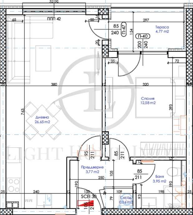 Продава се Двустаен апартамент в с. Марково, Област Пловдив - 72 кв.м за 659 €/кв.м - Снимка #6