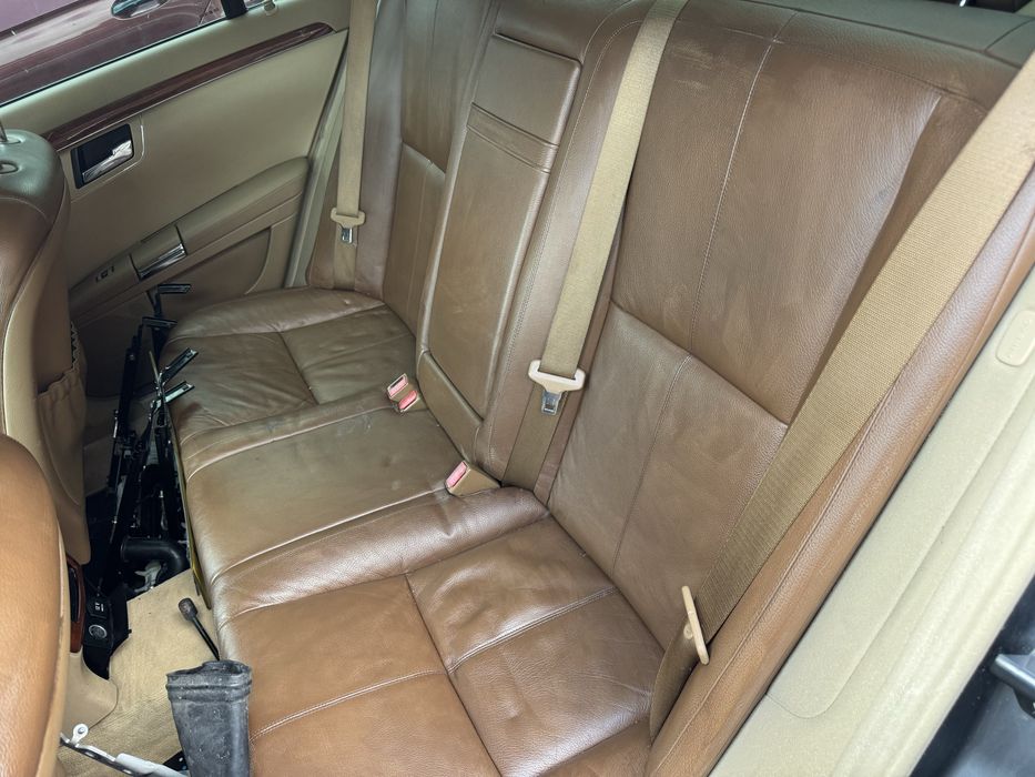 Кожен салон с подгрев и памет за Mercedes W221 къса база