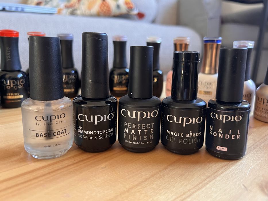 Ojă semipermanentă Cupio + Dimond Coat, Perfect matt, bonder, magic.