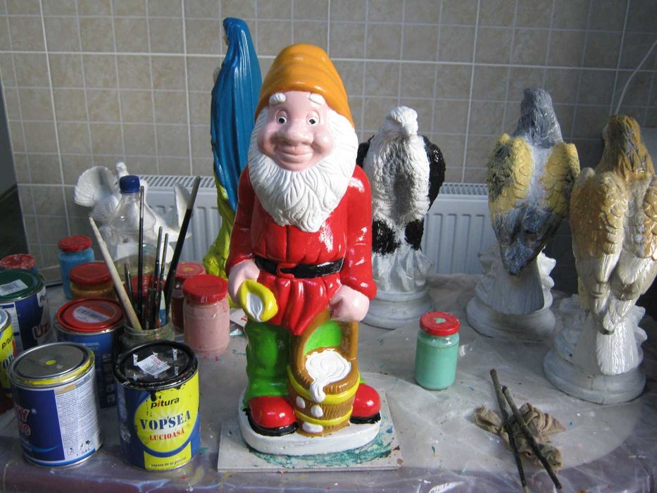 Vultur din beton pentru gradina – pitici gradina