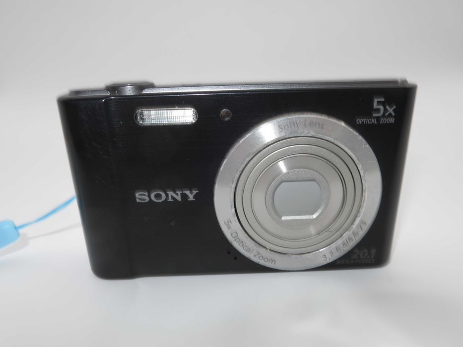 Sony Cybershot W800 ултракомпактен цифров фотоапарат, 20 MP дигитална камера, пълен комплект, тествана и работи Отлично