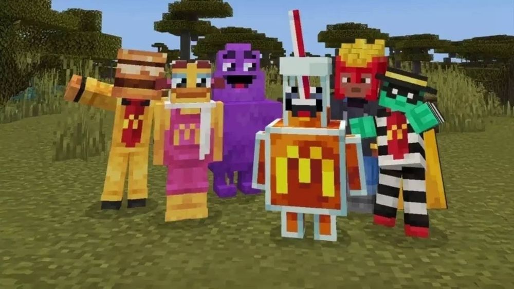 Vând skinuri rare Minecraft X McDonald’s – Bedrock Edition