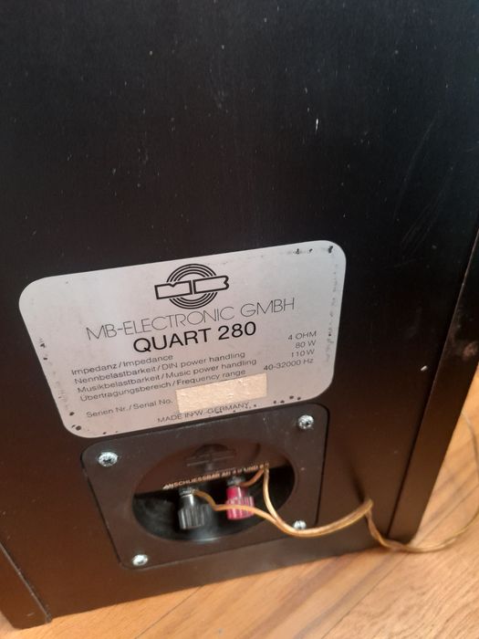 Boxe pt  raft mb Quart 280 germany original