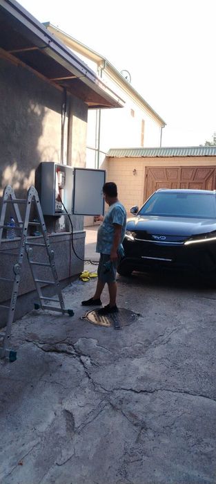 Установка зарядное устройство для Электромобилей.
7квт
Счетчик в