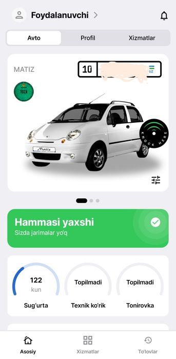Matiz mx . На хаду