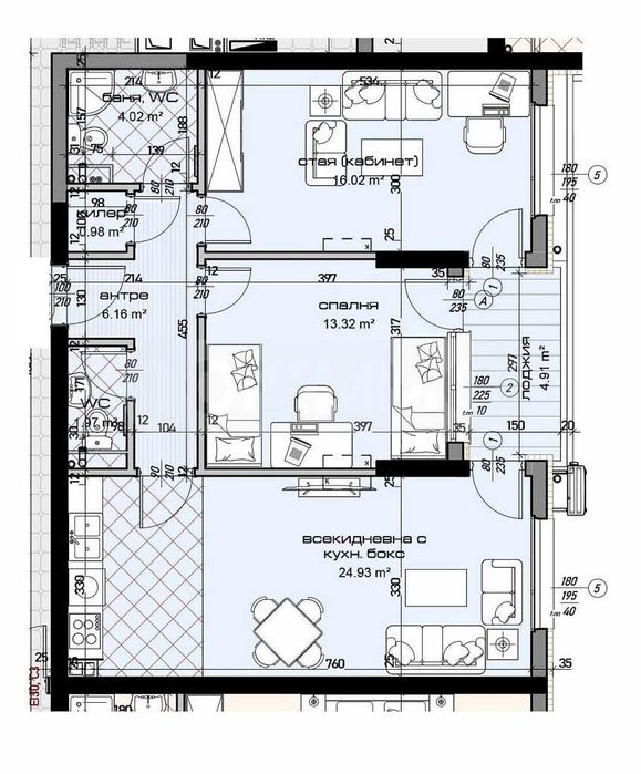 Продава се Тристаен апартамент в Варна, Гръцка махала - 102 кв.м за 872 €/кв.м - Снимка #5