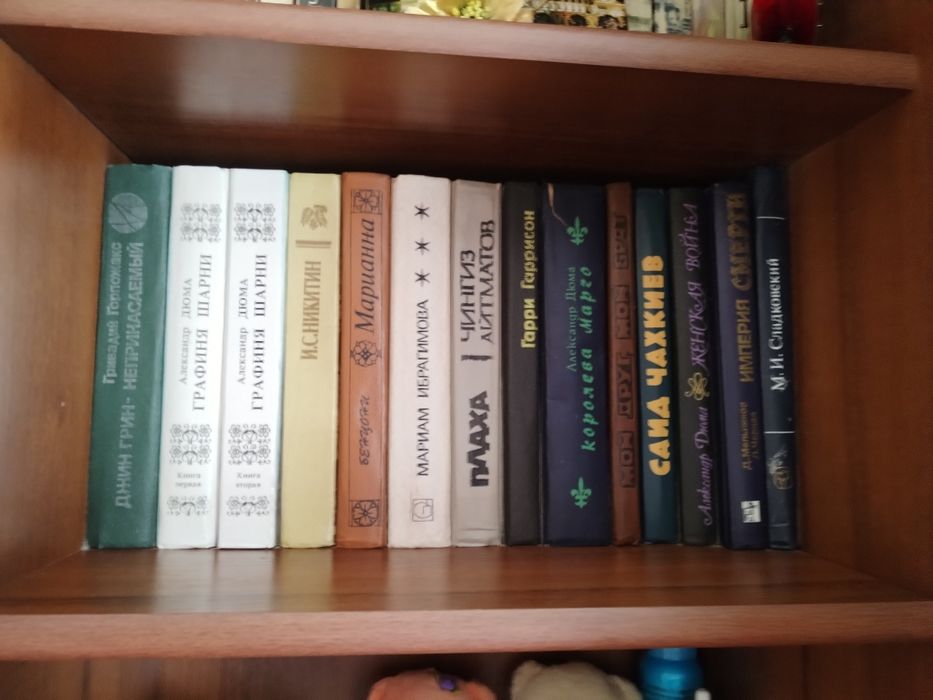 Книги разные, художественные.
