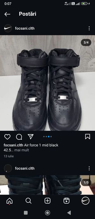 Air force 1 mid Black