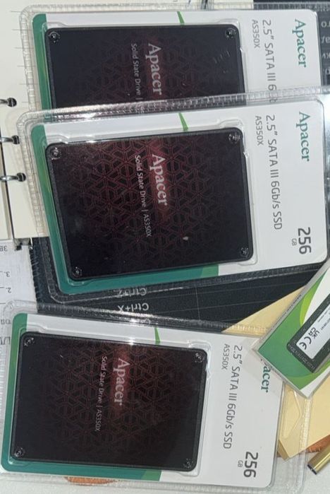 Продам новые SSD Apacer 256gb