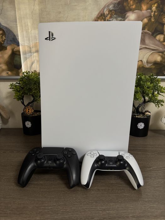 PS5 Disk + 2 manete si 14 jocuri