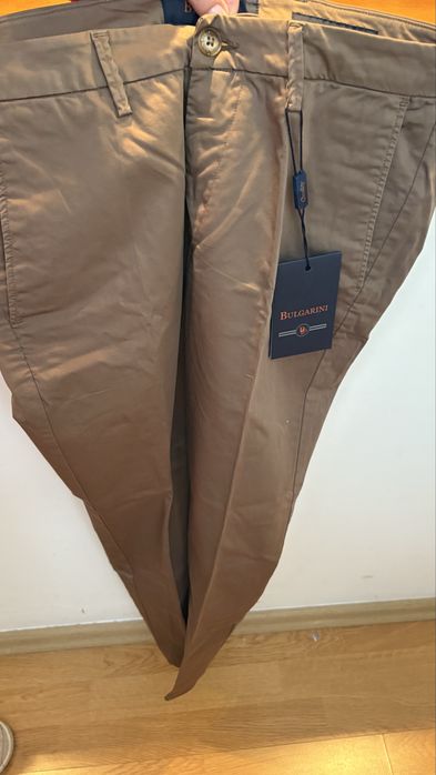 Pantaloni NOI BULGARINI Italia chinos bumbac PRIMAVARA VARA barbati M