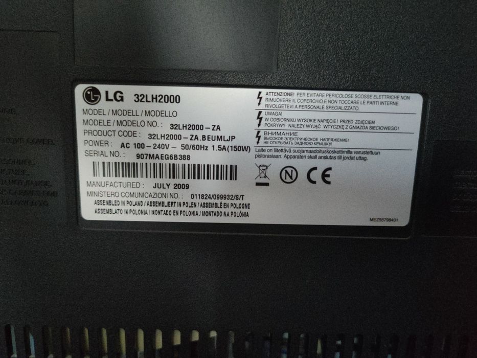 Tv LG, HD, non smart