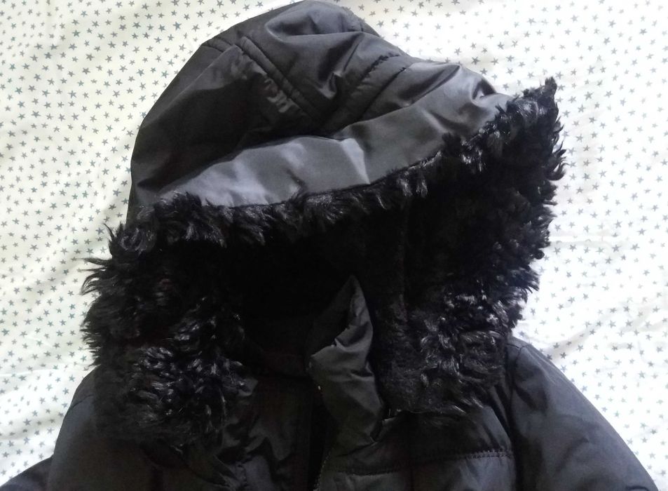 Зимно дамско черно яке
