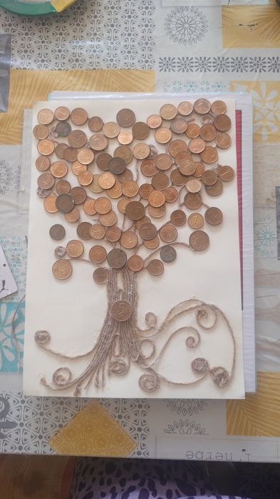 Пано с монети за спомен