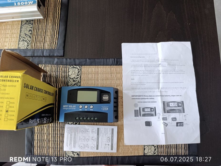 Контролер 100А 12v/24v