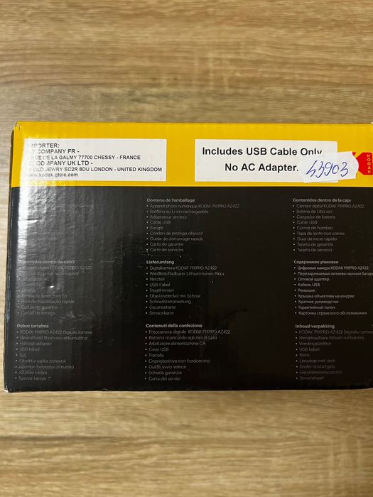 Camera foto Kodak Pixpro AZ422 nou defect