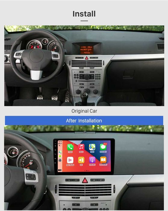 Мултимедия за OPEL ASTRA H Android навигация двоен дин Астра H Carplay