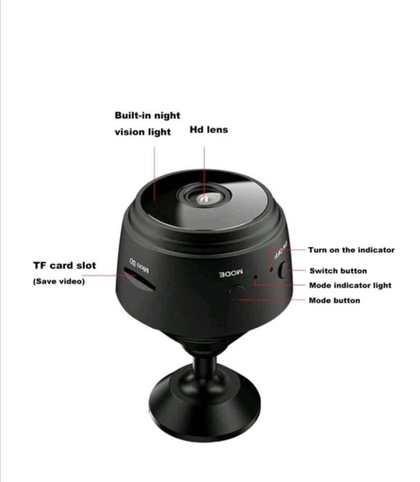 Мини скрита и безжична Камера HD за наблюдение
