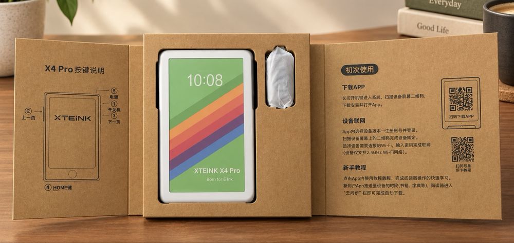 Xteink x4 pro (с подстветкой) (не kindle)