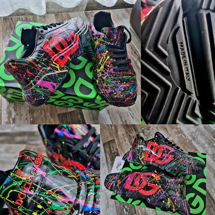 Sneakersi,Adidasi 44,5 Originali Dolce & Gabbana model Unicat,Piele