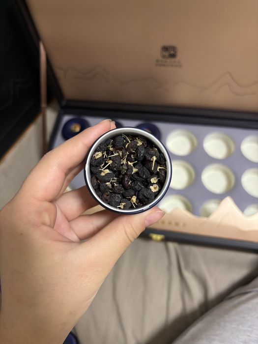 Премиальный набор чёрной годжи — 6 баночек