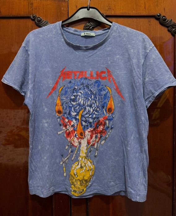 Tricou METALICA albastru