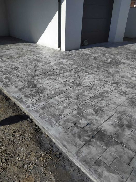 beton amprentat elicoperizat# pavaj din beton amprentat#
