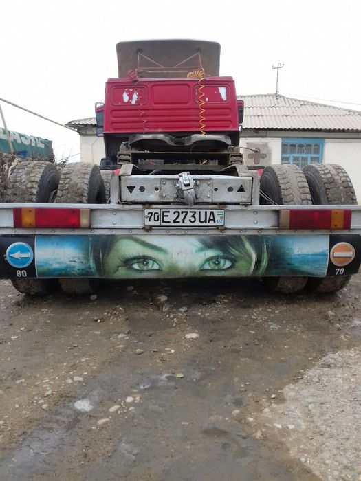 Kamaz 5410 tigach prisepi bilan Maz prisep