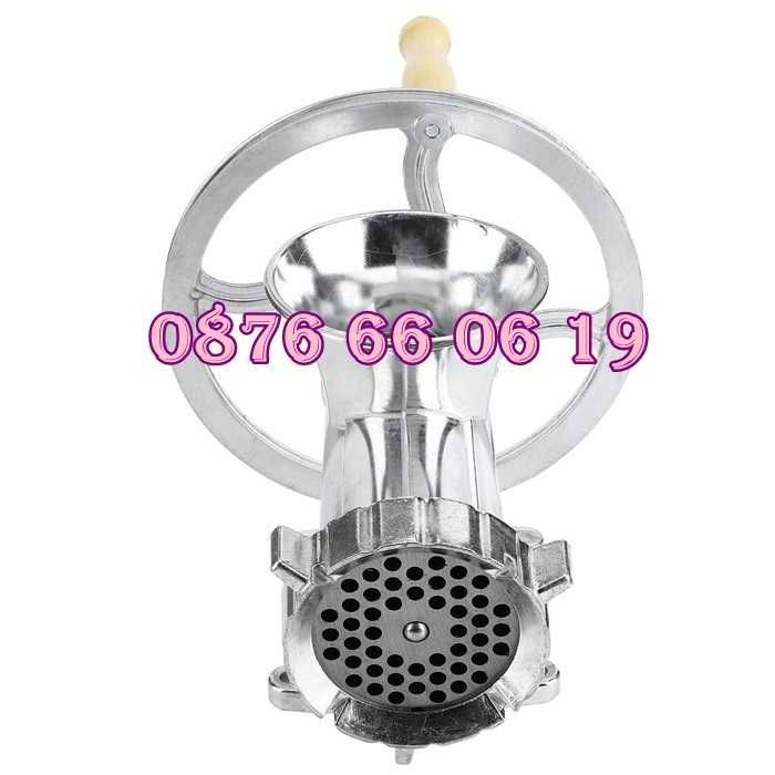 Алуминиева Месомелачка №32, мелачка за месо, домати + приставки