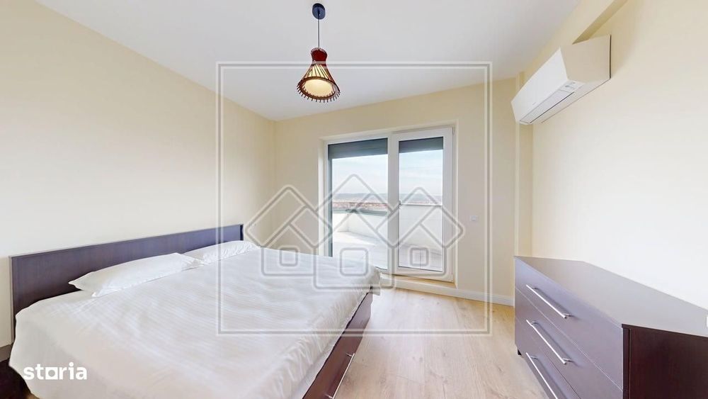 Penthouse nou - 87 mp utili, terasa 100 mp - mobilat si utilat modern