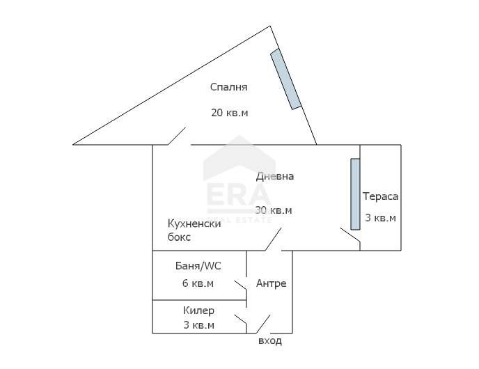 Продава се Двустаен апартамент в Варна, Аспарухово - 104 кв.м за 900 €/кв.м - Снимка #8
