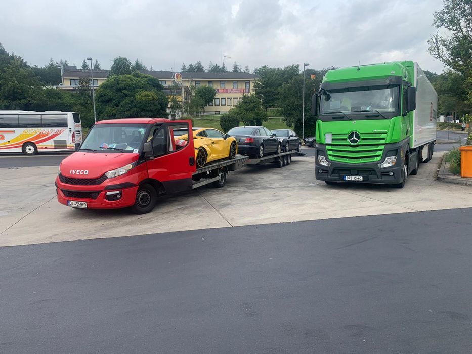 Transport Auto pe plaforma Germania Austria Belgia Olanda