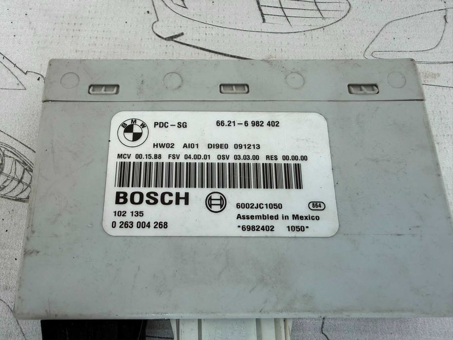 Modul PDC / Calculator Senzori Parcare BMW X1 E84 2010 / 2009-2015 Cod OEM 66216982402 (5E2)