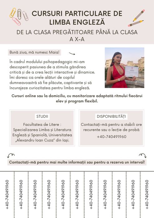 MEDITAȚII - limba engleză