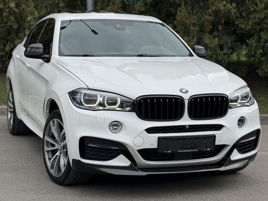 BMW X6 M50d 2016 381cp M/BangOlufsen/Trapa/Ventilatie/SoftCloseUsi/Led/FullAsist/360"/HeadUp KM REALI / 0 DAUNE !