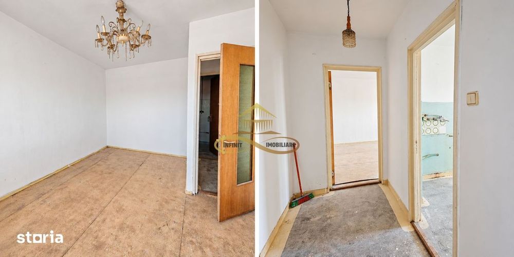 Vând apartament cu 2 camere decomandate, spațios și luminos