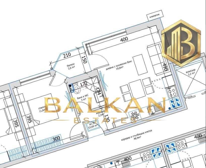 ДВУСТАЕН АПАРТАМЕНТ в м-т Пчелина с АКТ 16 !