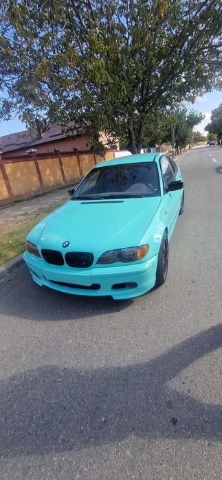 BMW Seria 3 (E46) - 2002 - 2.0 Diesel Stage 1 - Cutie 6 Trepte - Recent Vopsit Turcoaz, Fără Rugină - 2.500 €